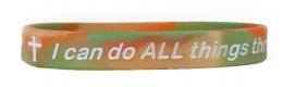 Renew Your Mind PHILIPPIANS 4:13 I CAN DO ALL THINGS! Silicone Wristband